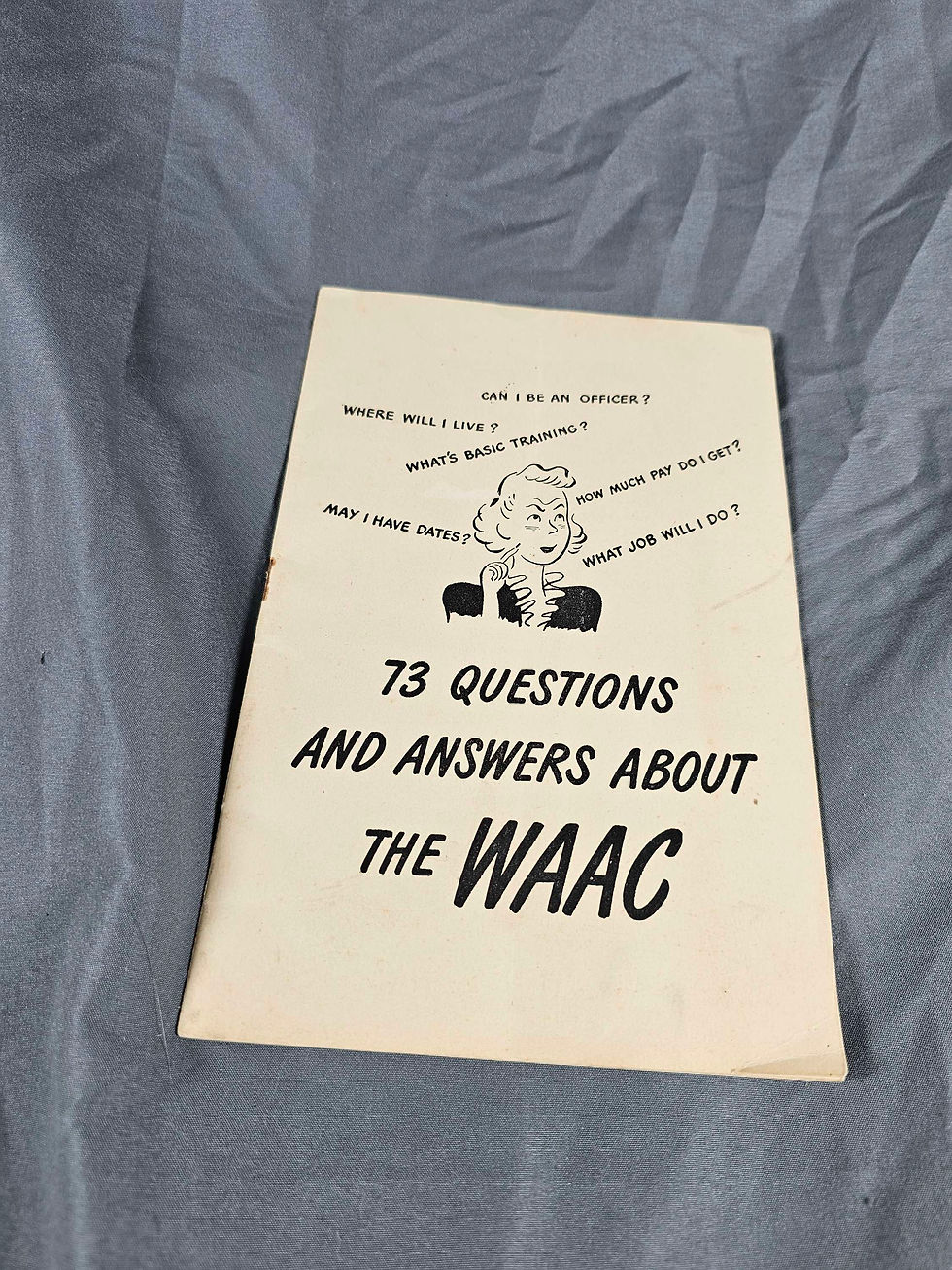 Miniaturbild: WWII US WOMENS ARMY AUXILIARY CORPS RECRUITMENT BOOKLET