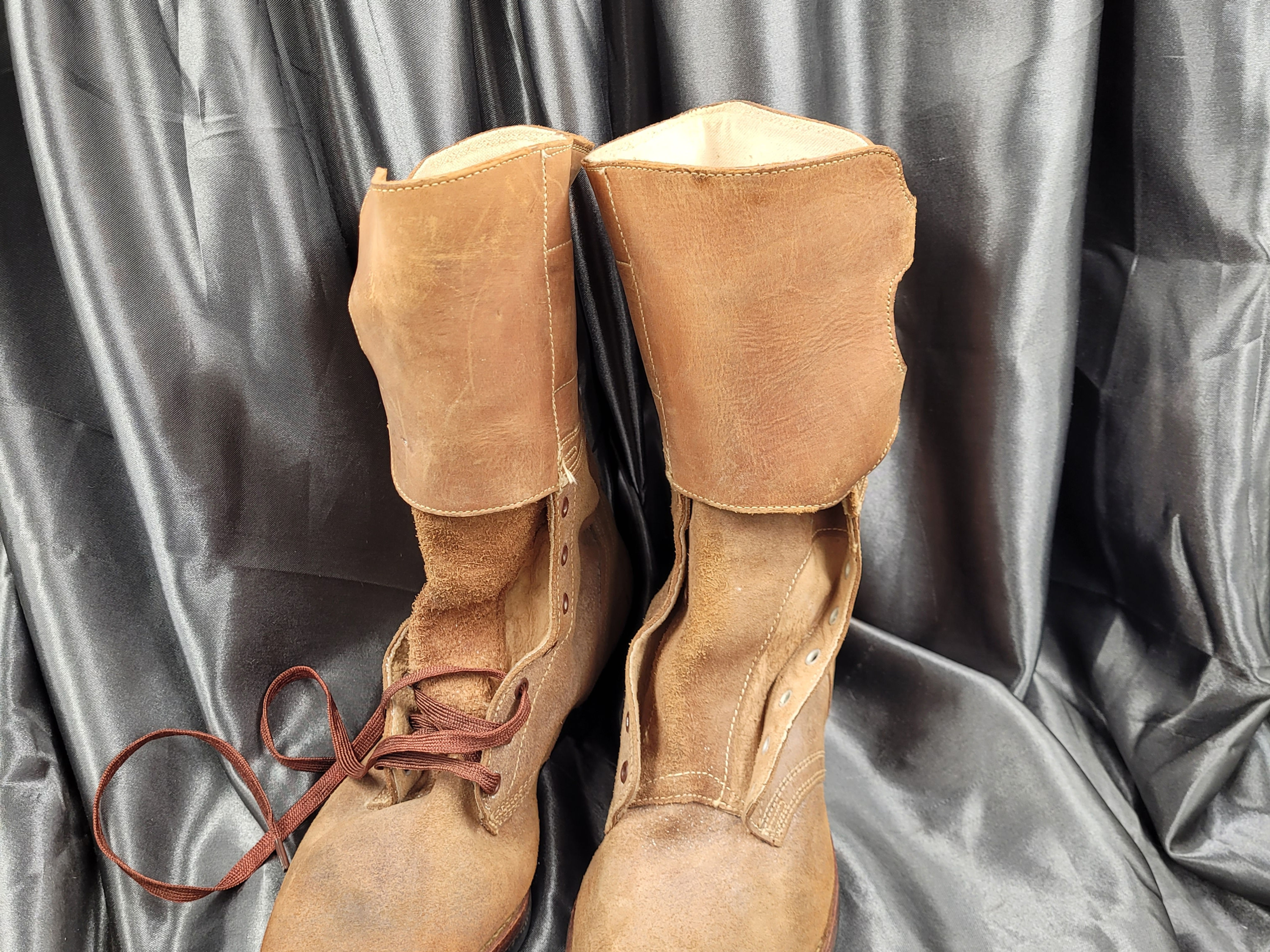 WWII US WOMEN DOUBLE BUCKLE BOOTS