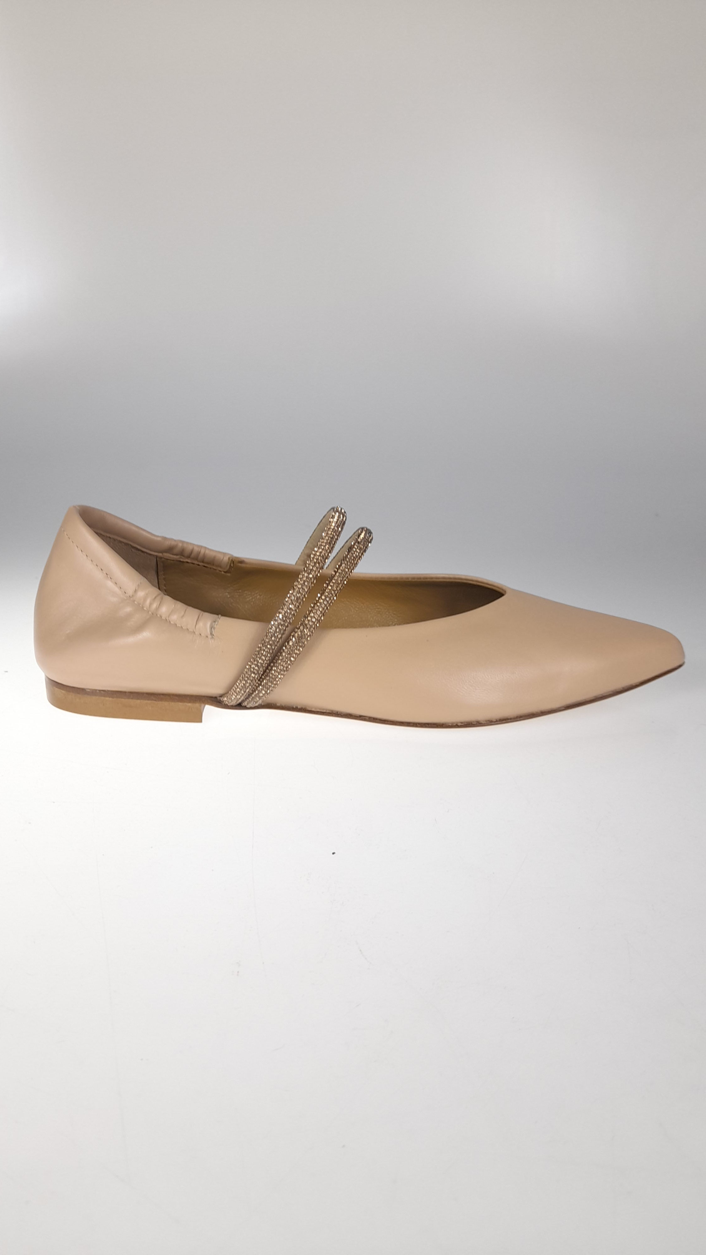 Ballerina nappa beige