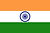 The flag of India