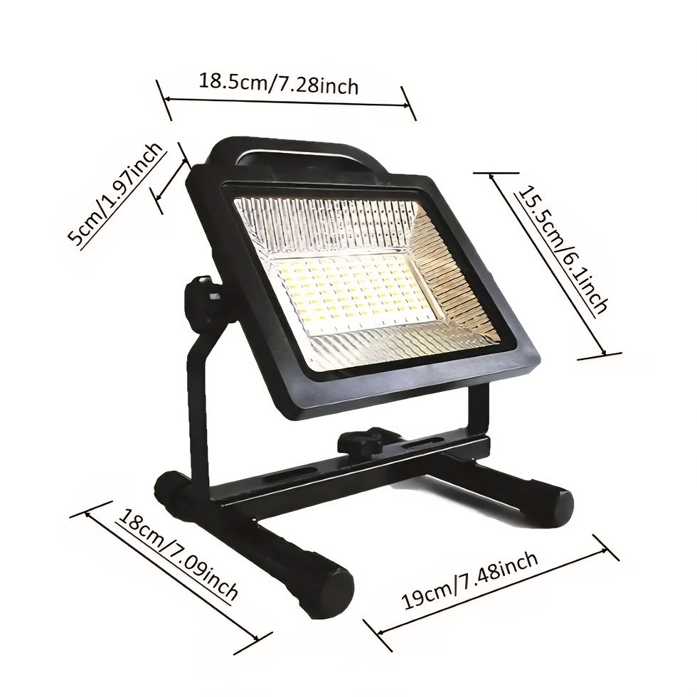 Miniaturbild: LED-Scheinwerfer mit Solar und Powerbank 8000 mAh