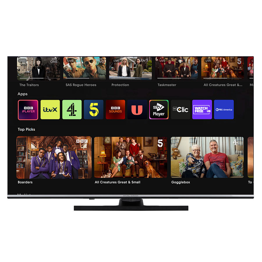 Thumbnail: Mitchell and Brown – JB-43B1811 43″ 4K UHD Borderless Smart TV Powered by TiVo