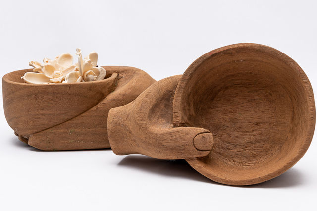 Thumbnail: Wooden Hand Bowl