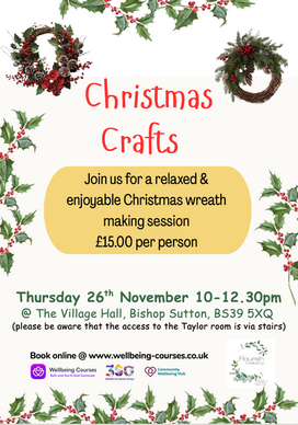 Christmas Wreath Making Session