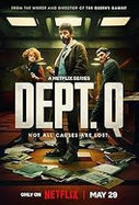 Dept Q poster cover featuring work by Stunt Action Manikins