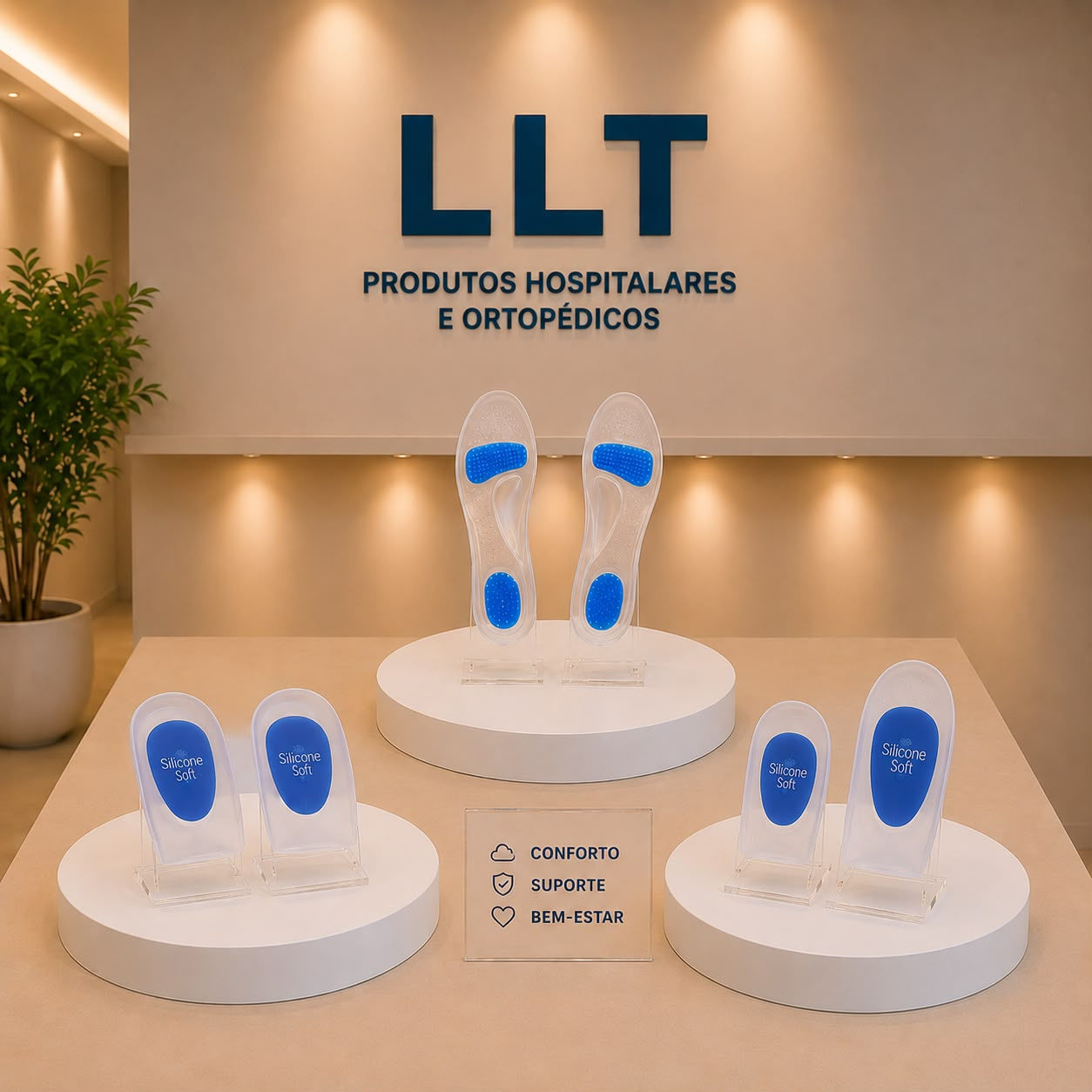 Palmilha em Gel de Silicone