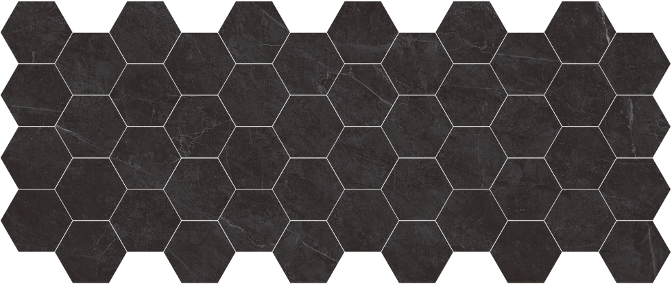Thumbnail: Porcelain-K Carbone 4" Hexagon Matt