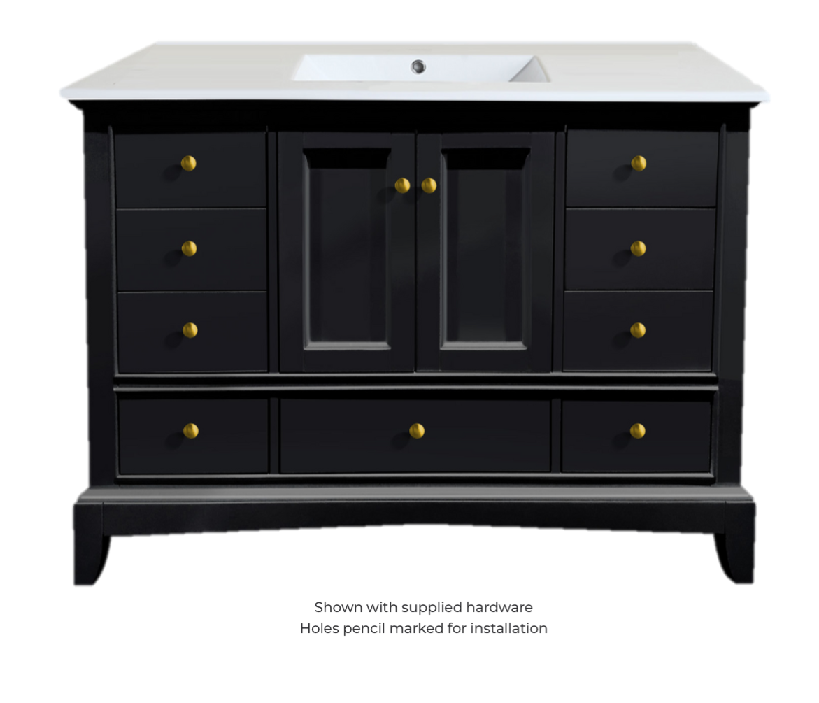 Harmony 48" Vanity - Pearl Black
