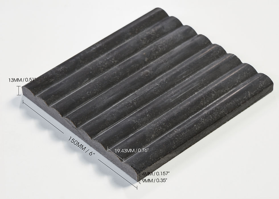 Thumbnail: Mars-Panel™ 6"x18" Outward Gun Powder Honed