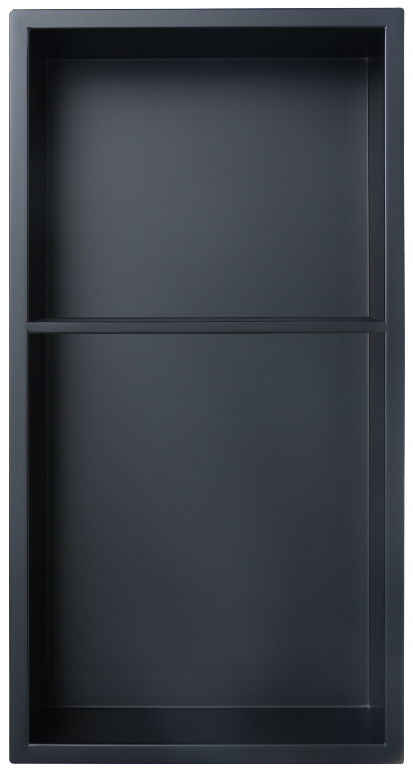 R90™ Finished 12"x24" Niche w/Shelf Matte Black (60/40)