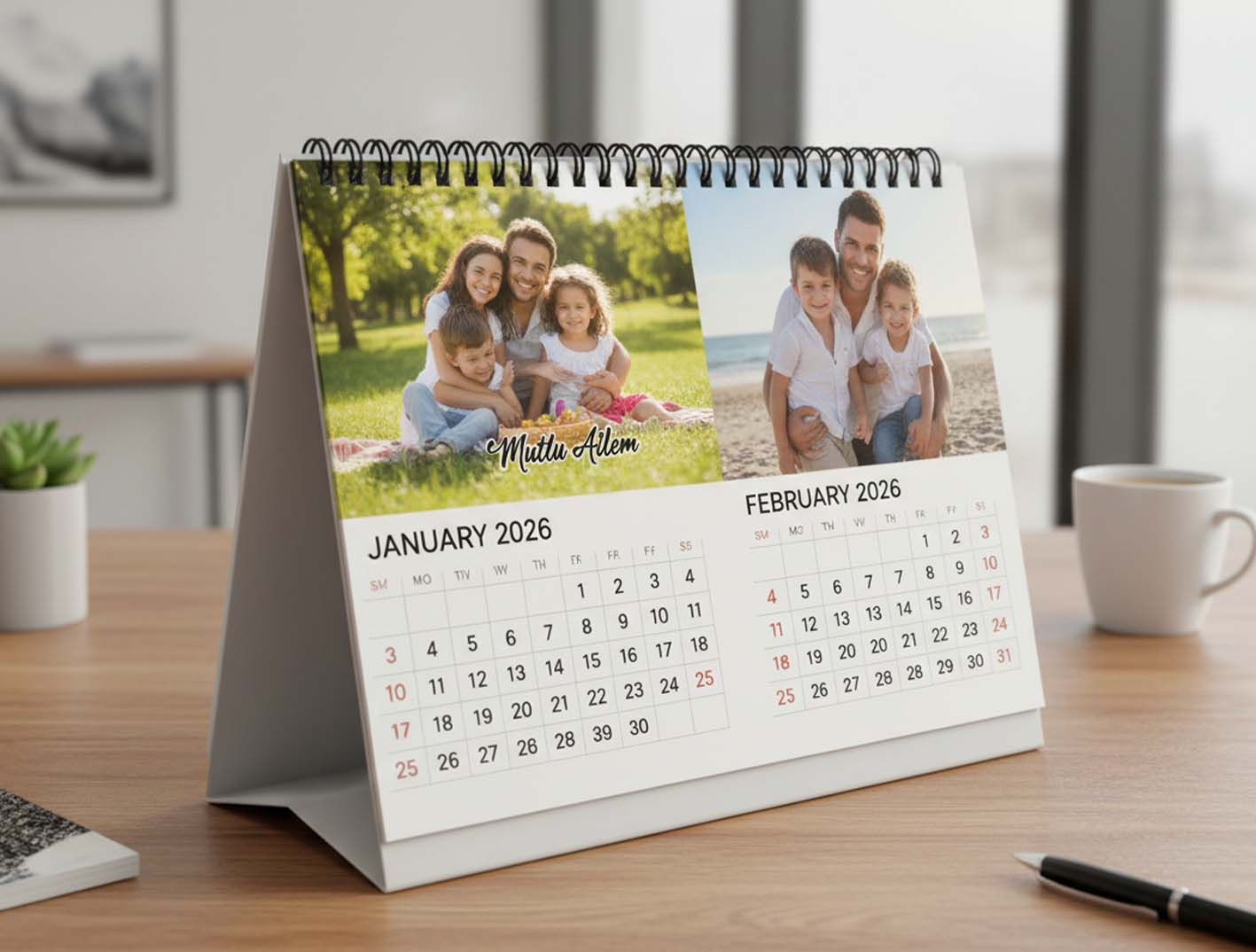 Spiralli Piramit Takvim