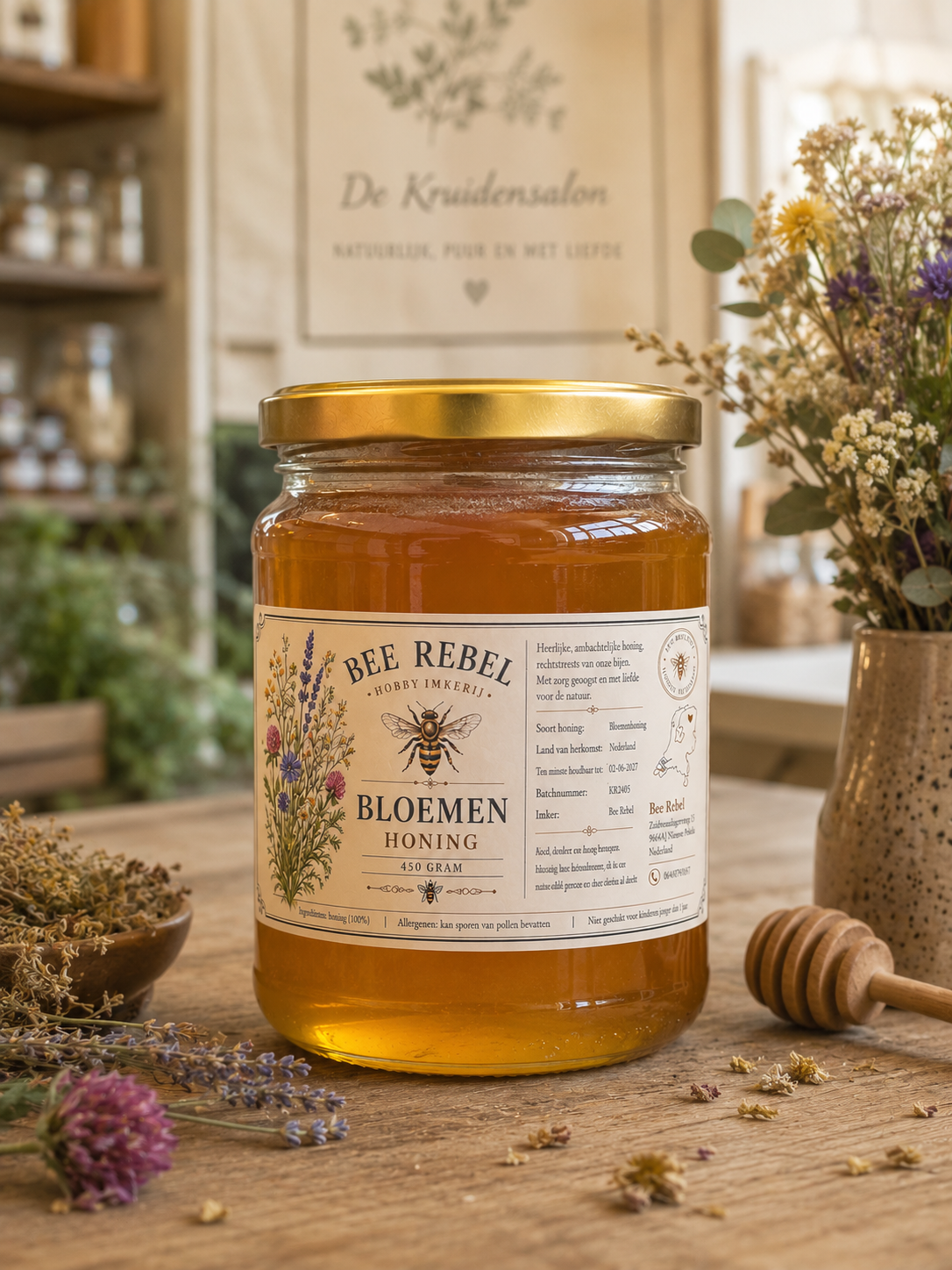Bloemen honing 450 gram