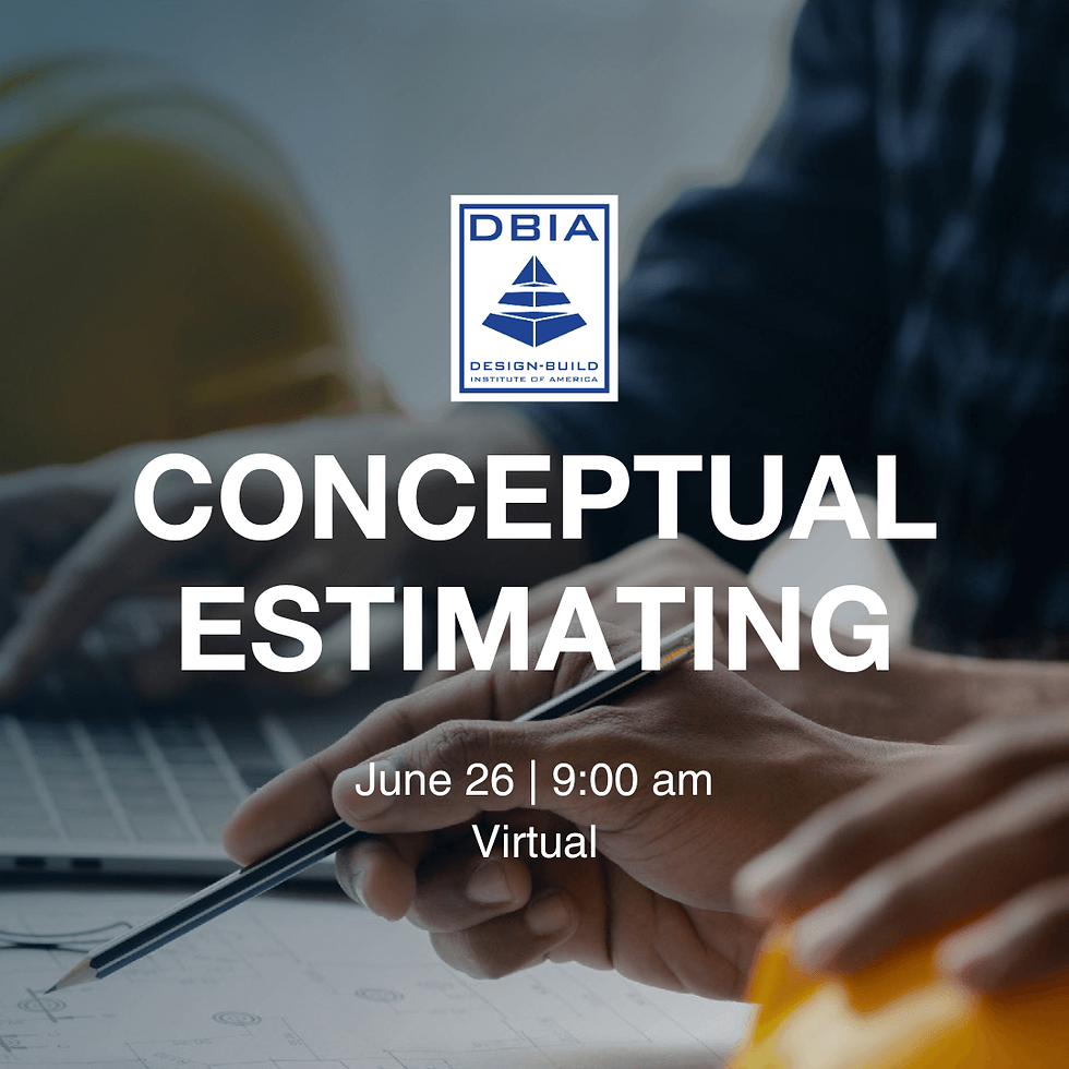 2026 Virtual Conceptual Estimating