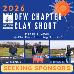 Seeking Sponsors for The 2026 DFW Chapter Clay Shoot – March 5, 2026