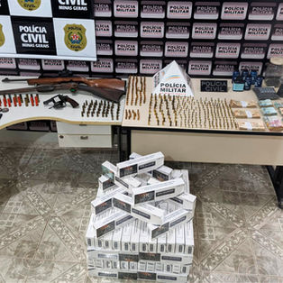 Polícia apreende arsenal