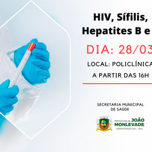 Testagem de DSTs em Monlevade