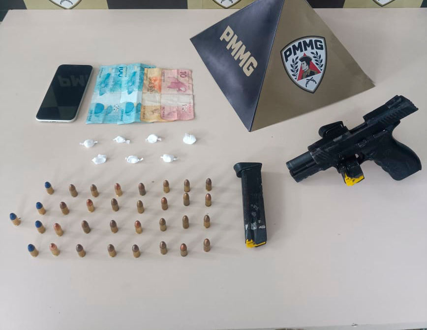 O suspeito do crime foi preso após perseguição!