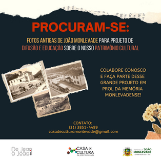 Campanha para doação de fotos antigas