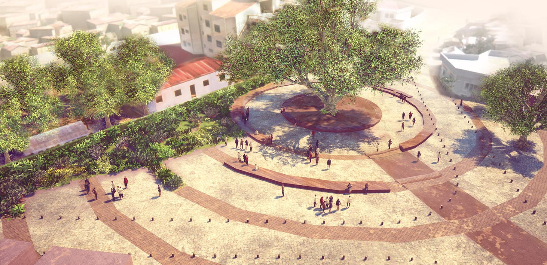 le projet de la place chacha au Bénin