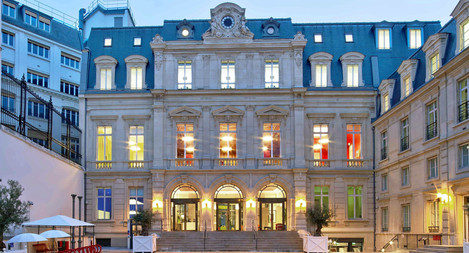 hotel particulier dessiné par paysagiste paris pour le siege de google