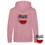 Thumbnail: Children's Unisex Hoodie in Dusty Pink with Watermelon & Palestine Flag Design - Fashion with a purpose.