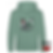 Thumbnail: Dusty Green Children's Hoodie featuring Dove Palestine Flag - Warm support for Palestine.