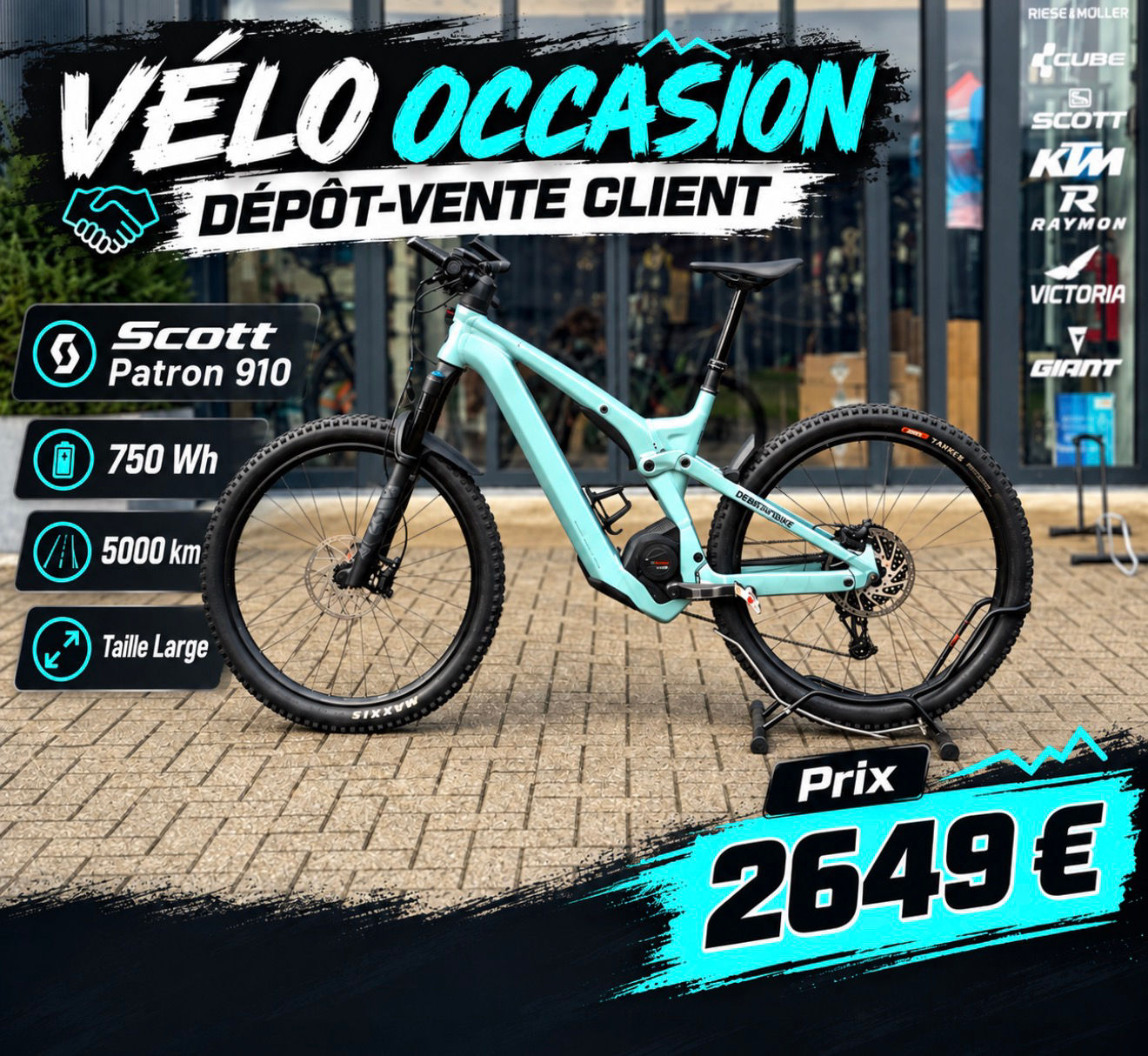 VTT ÉLECTRIQUE Scott Patron 910