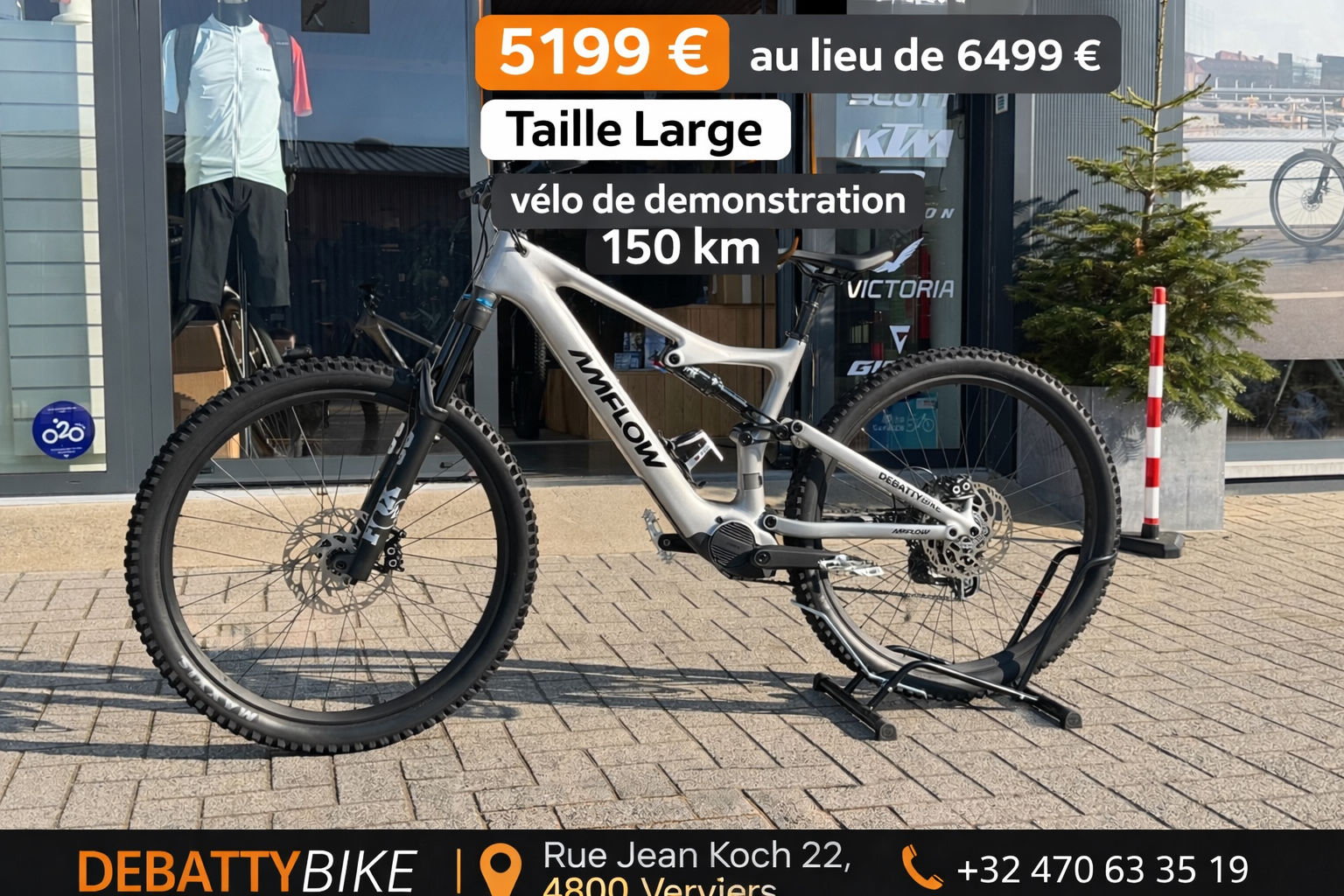AMFLOW PL Carbon 800 Wh Taille Large