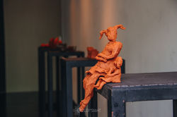 Priscila Leonel, argila terracota, tamanhos variados.