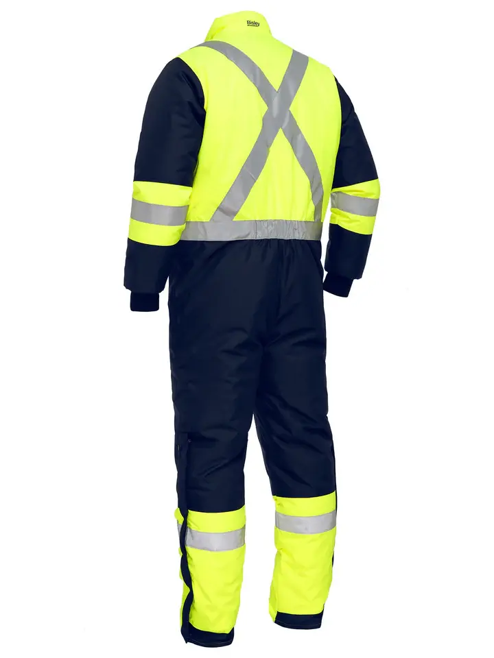 Thumbnail: Bisley X Taped Two Tone Hi Vis Freezer Coverall - Stout