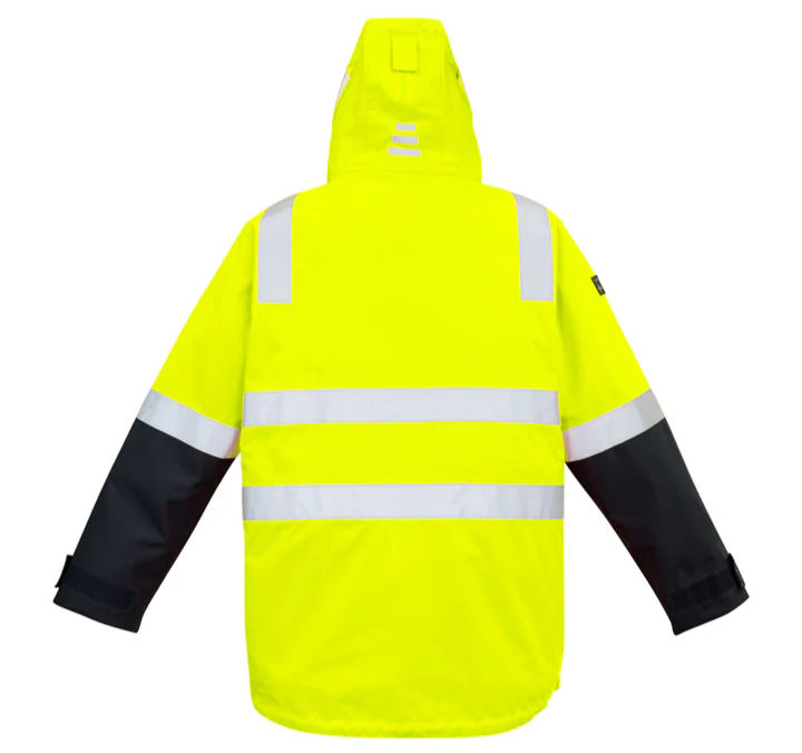 Thumbnail: Syzmik Mens Hi Vis 4 In 1 Waterproof Jacket