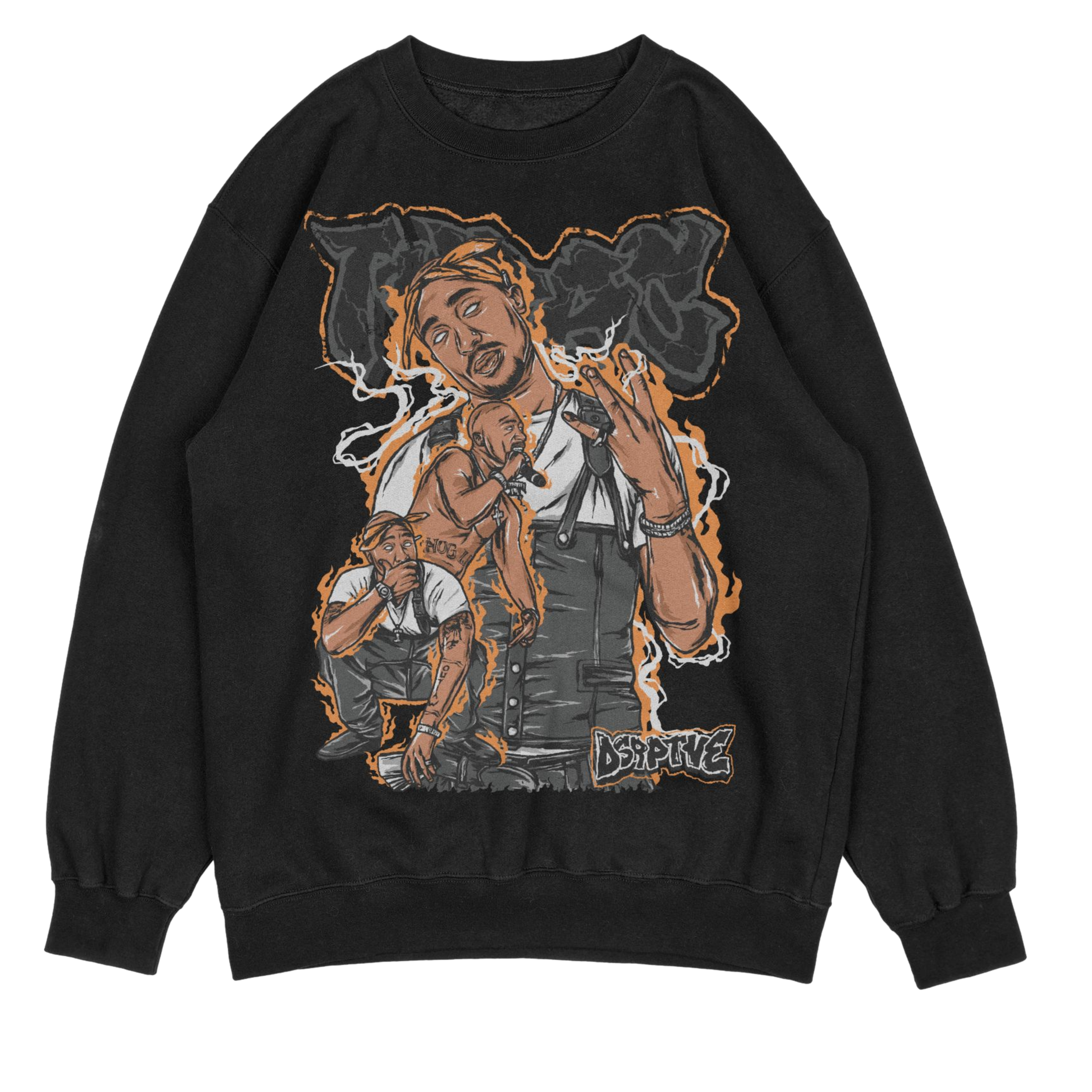 Tupac Comic Crew Neck