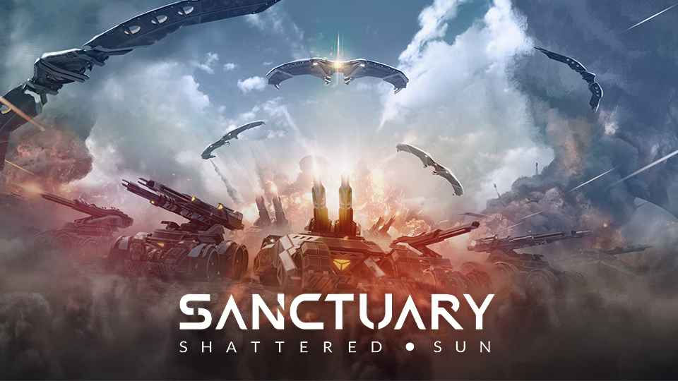 Visuel de Sanctuary: Shattered Sun, projet voix anglaises de la démo