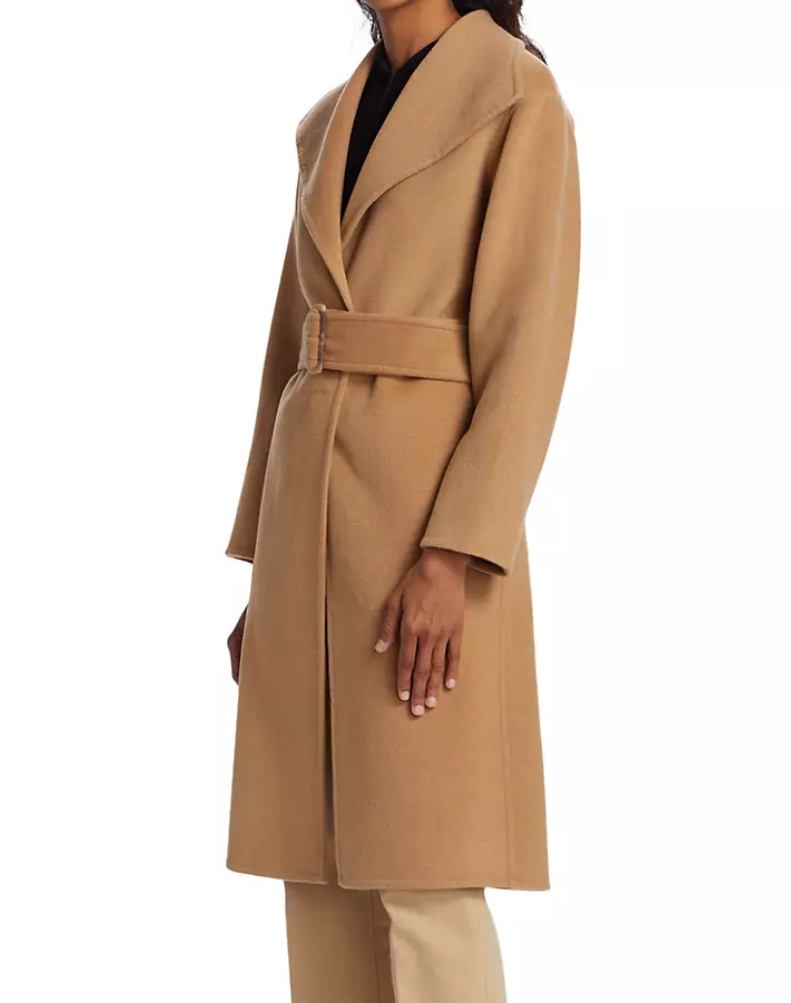 vince camel wrap coat