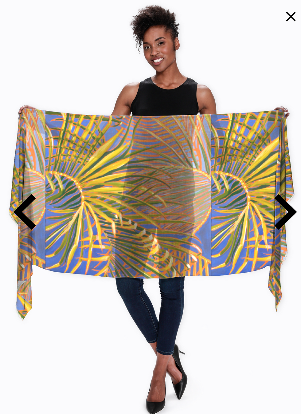 Curvy Palm Modal Scarf