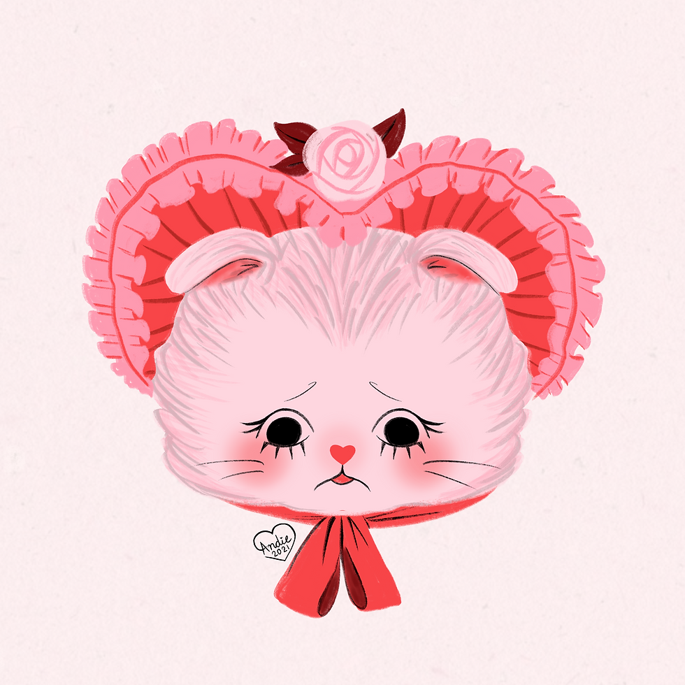 Sad Cat-Rose