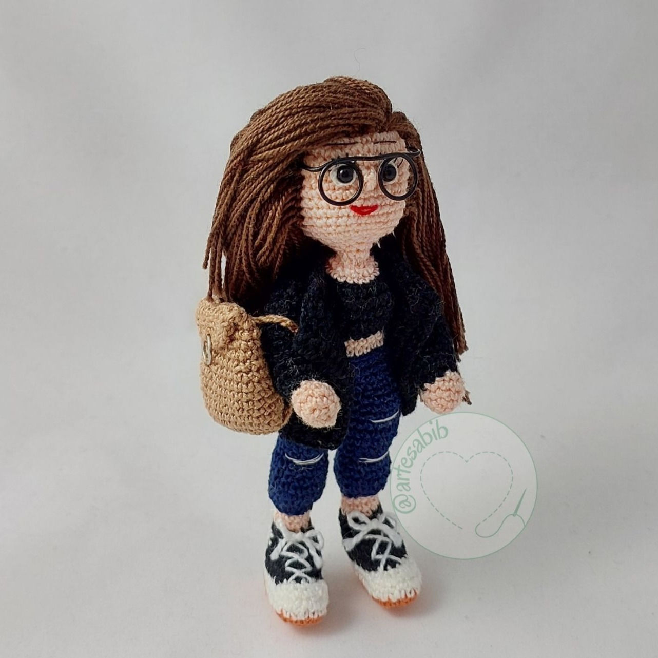 Personalização - Menina All Star Amigurumi