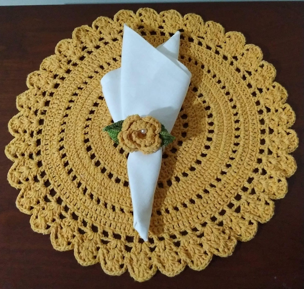 Miniatura: Sousplat- mostarda