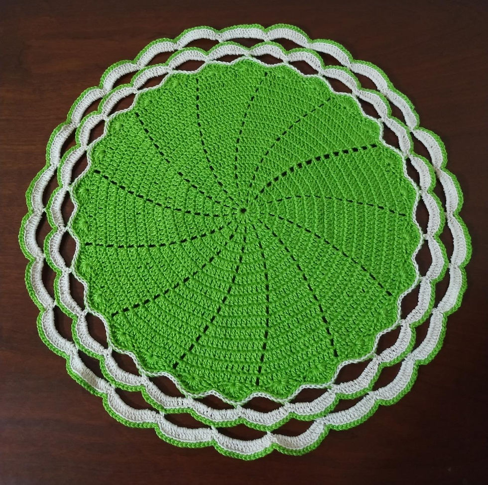 Miniatura: Sousplat verde