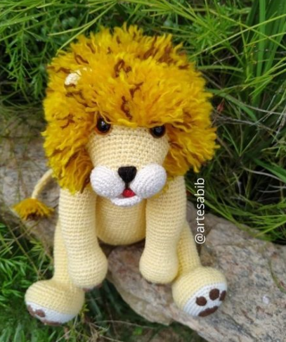 Miniatura: Leãozinho Amigurumi