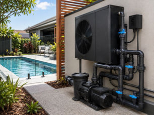 A Beasley Pool Heating heat pump in Adelaide