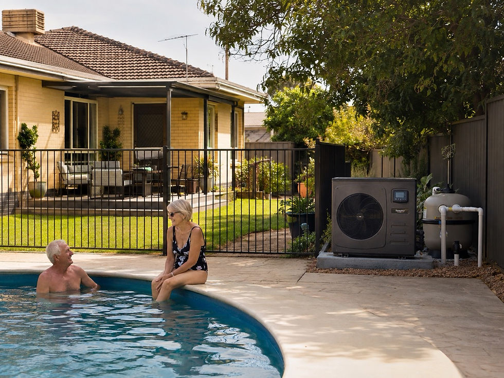 Pool heat pump photo