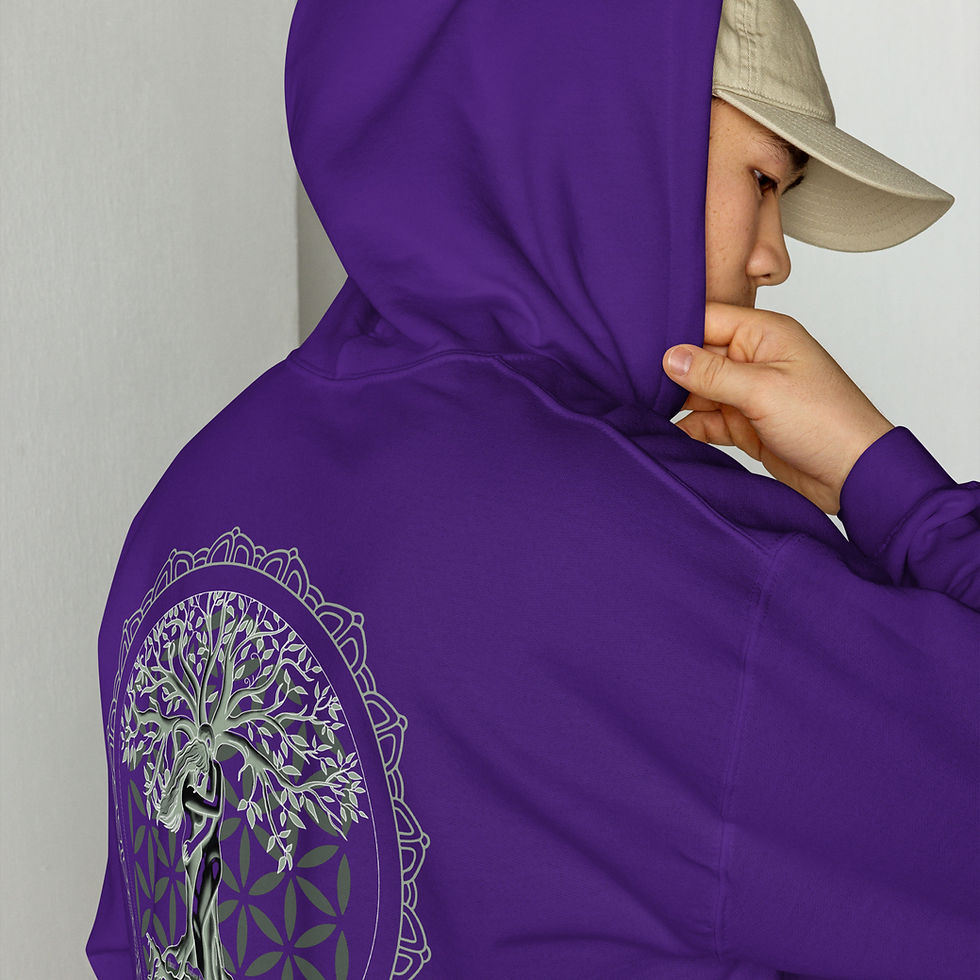 Thumbnail: The Healing Armour Unisex Hoodie - Dark Colour Variants