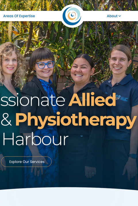 A screenshot from the website for Health on High.