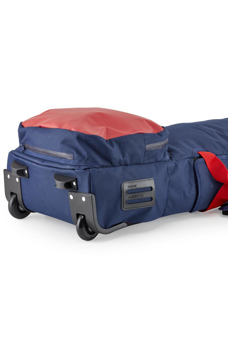Thumbnail: Castellani Waterproof Roller Bag - Red/White/Navy