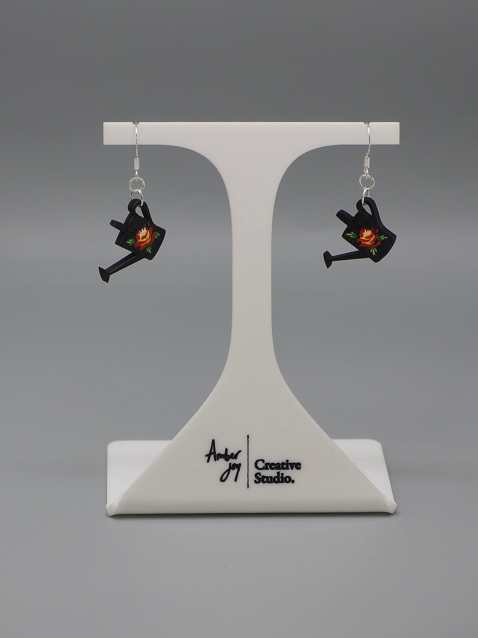 Thumbnail: Toleware Watering Can Hanging Earrings