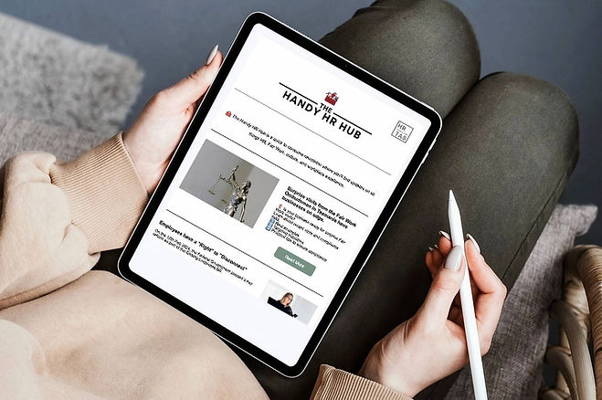 Handy HR Hub Free Fortnightly Newsletter