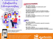 Programa - 3° Encuentro de Estudiantes Extensionistas UNPA