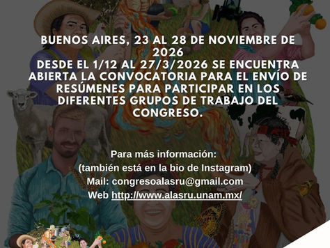 XII Congreso Latinoamericano de Sociología Rural 2026