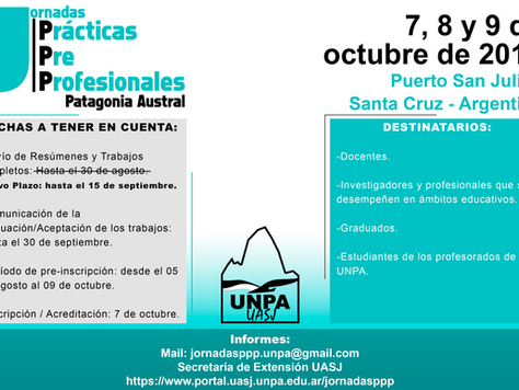 Jornadas PPP - Nuevo Plazo para presentación de trabajos